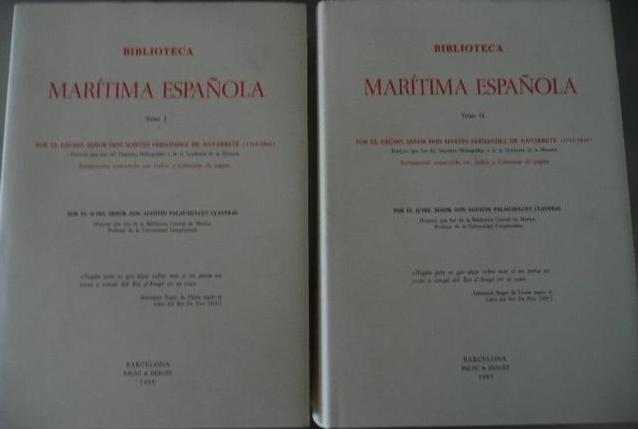 Biblioteca Marítima Española (2 Vols.)