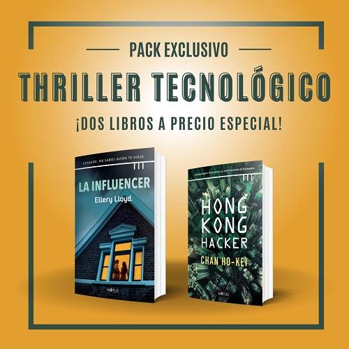 Thriller Tecnológico Motus (Pack 2 Vols.) "La influencer / Hong Kong Hacker"