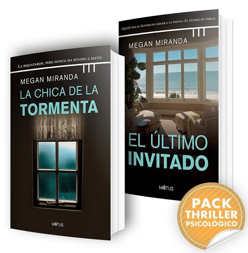 Thriller Psicológico Motus (Pack 2 Vols.) "El último invitado / La chica de la tormenta"