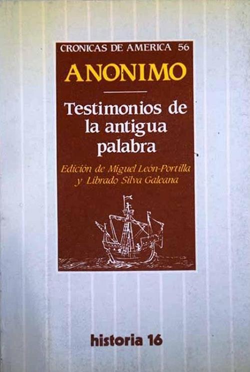 Testimonios de la antigua palabra