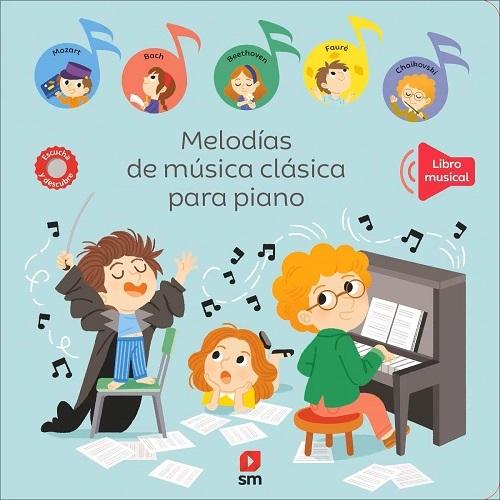Melodías de música clásica para piano "(Libro musical)"