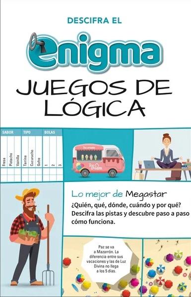 Juegos de lógica "Descifra el enigma"