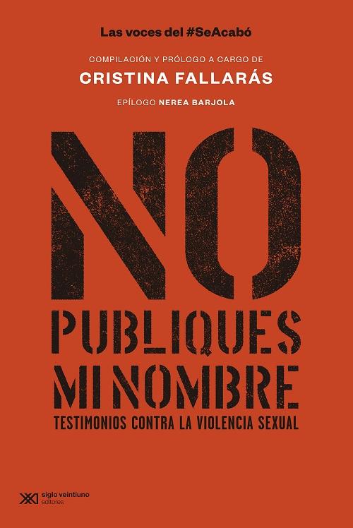 No publiques mi nombre.