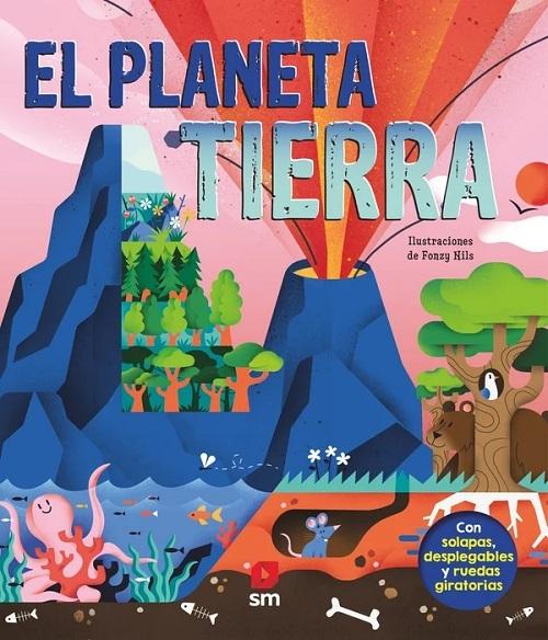 El planeta Tierra "(Con solapas desplegables y ruedas giratorias)"