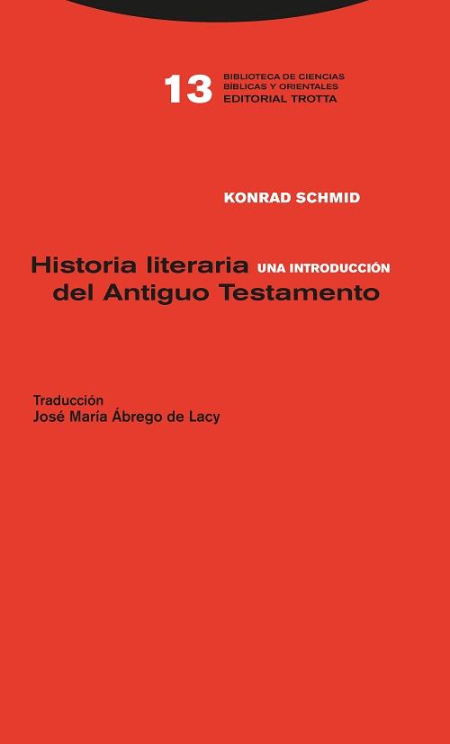 Historia literaria del Antiguo Testamento "Una introducción"