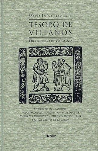 Tesoro de villanos "Diccionario de germanía"