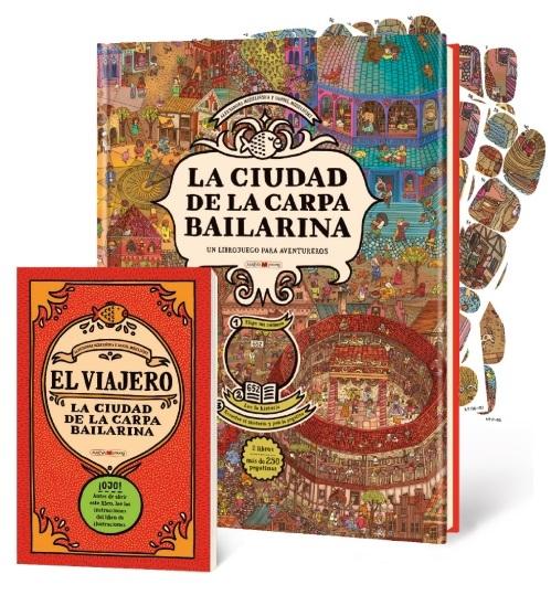 La ciudad de la carpa bailarina "Un librojuego para aventureros (2 libros + de 250 pegatinas)"