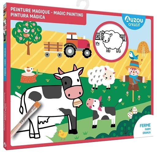 Pintura mágica. Granja "(6 láminas + 1 pincel)"