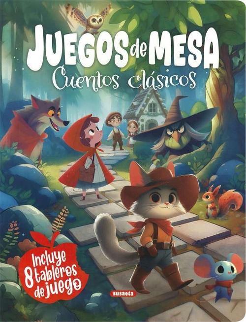 Cuentos clásicos "(Juegos de mesa) Incluye 8 tableros de juego"