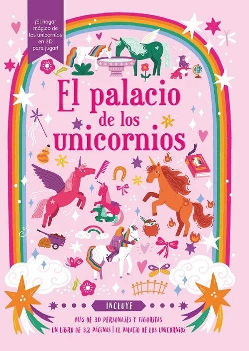 El palacio de los unicornios (Estuche) "(Más de 30 personajes y figuritas + Libro 32 páginas + El palacio de los unicornios en 3D)"