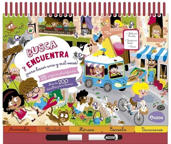 Busca y encuentra ¡para hacer una y mil veces! "(Espiral) Más de 200 detalles para buscar"