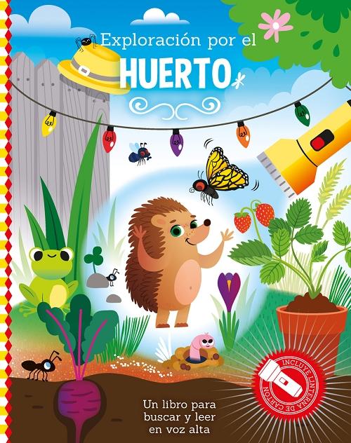 Exploración por el huerto "Un libro para buscar y leer en voz alta"