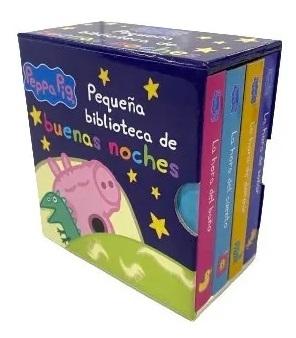 Pequeña biblioteca de buenas noches (Peppa Pig) "La hora del cuento / La hora de soñar / La hora del baño / La hora de dormir"