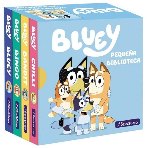 Pequeña biblioteca (Bluey) "Bluey / Bingo / Chilli / Bandit"