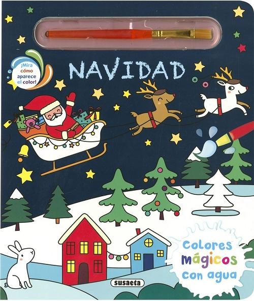 Navidad "(Colores mágicos con agua)"
