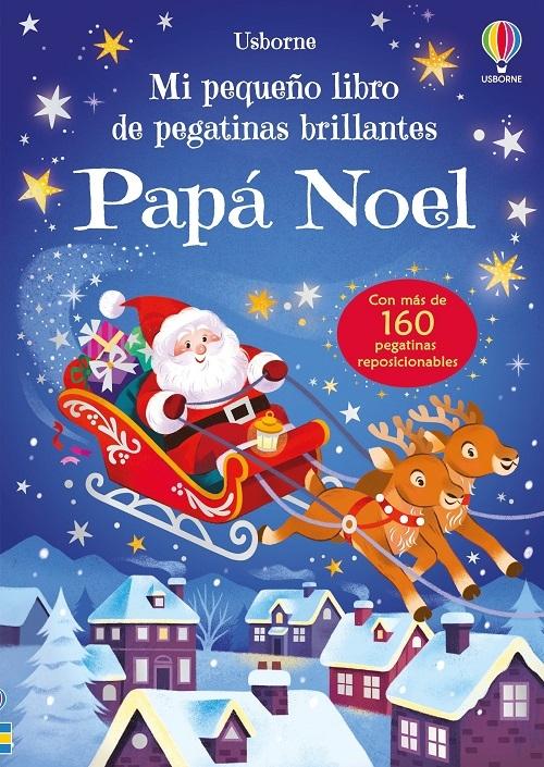 Papá Noel "(Mi pequeño libro de pegatinas brillantes)"