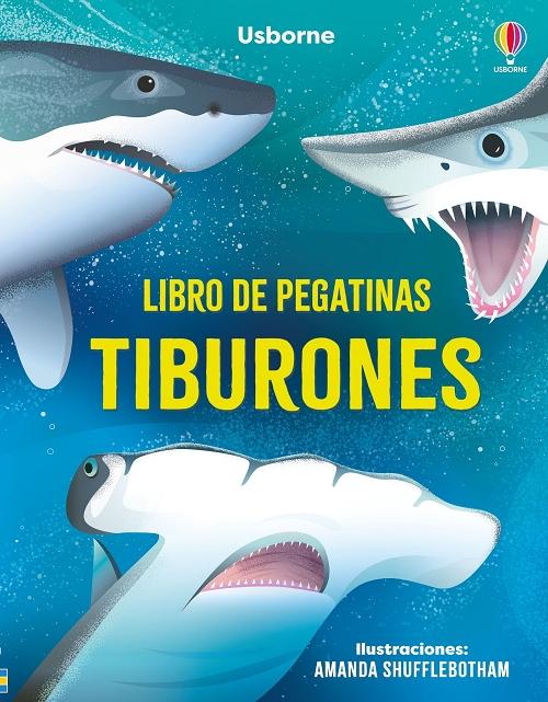 Tiburones "(Libro de pegatinas) (Pegatinas para todos)"