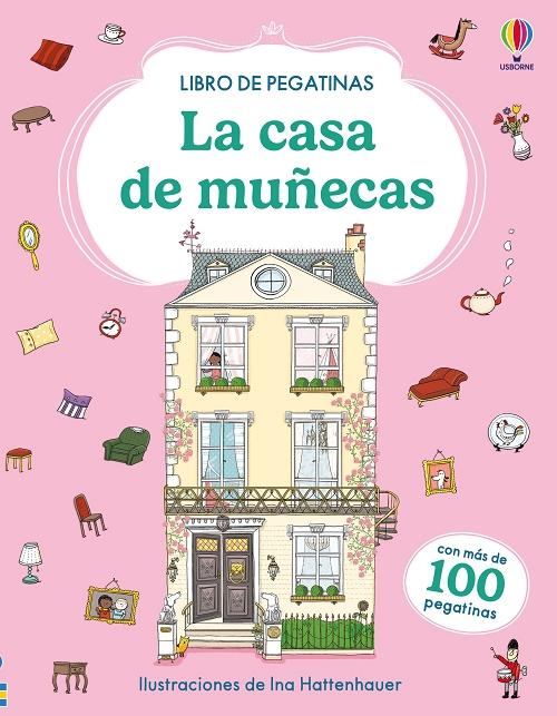 La casa de muñecas "(Libro de pegatinas) (Pegatinas para todos)"