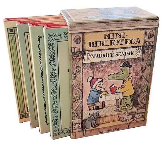 Minibiblioteca (Estuche 4 Vols.) "Sopa de pollo con arroz / Lluvia de cocodrilos / El uno era Juan / Miguel"