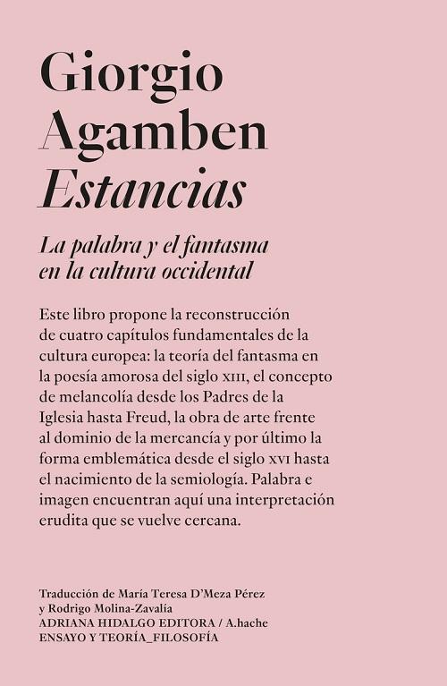 Estancias "La palabra y el fantasma en la cultura occidental"