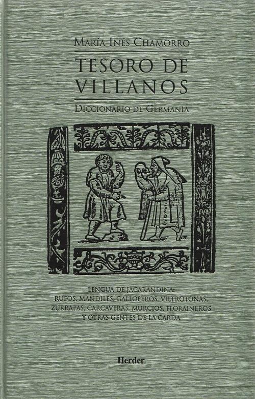 Tesoro de villanos "Diccionario de germanía"