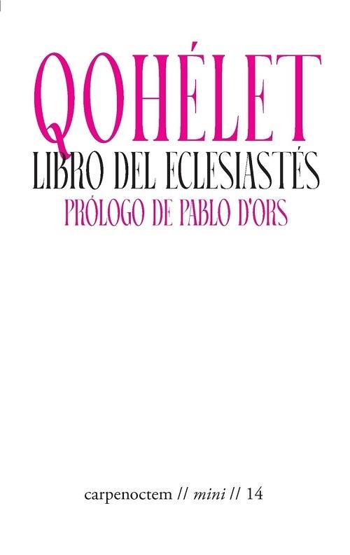 Qohélet "Libro del Eclesiastés"