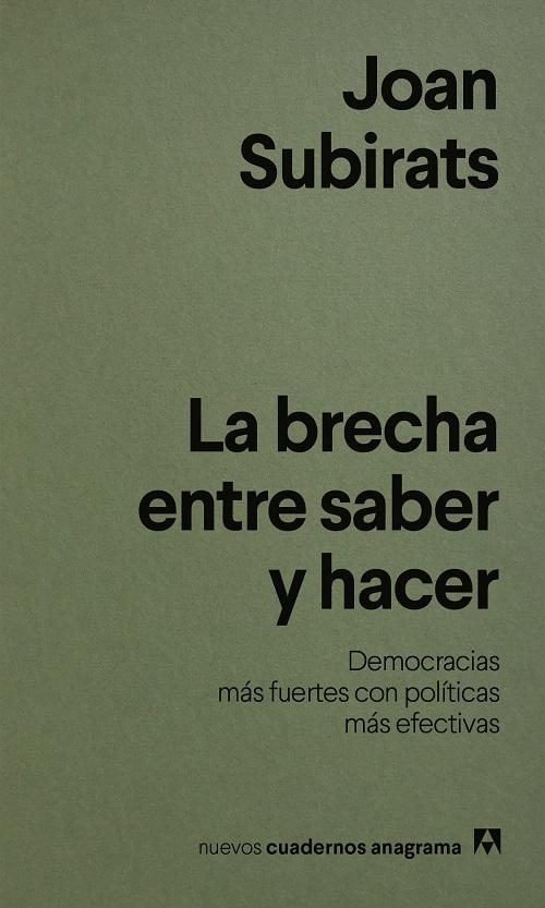 La brecha entre saber y hacer "Democracias más fuertes con políticas más efectivas"