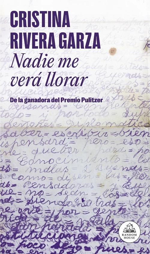 Nadie me verá llorar