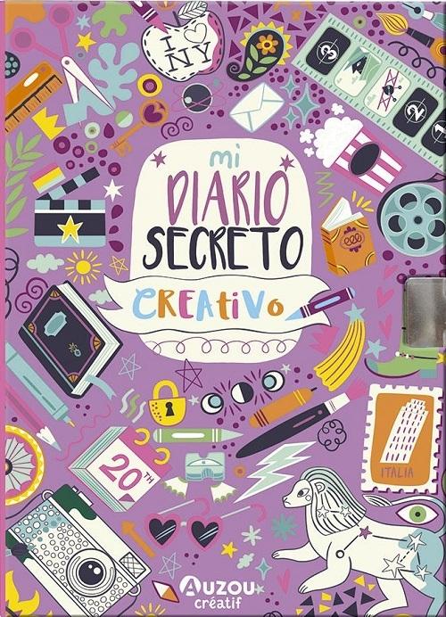 Mi diario secreto creativo "(Con + de 100 pegatinas)". 
