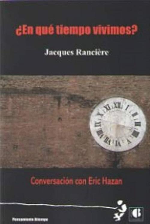 ¿En qué tiempo vivimos? "Conversación con Eric Hazan"