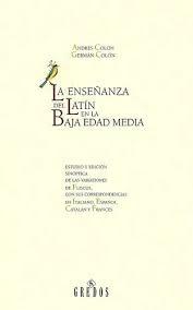 La enseñanza del latín en la baja edad media