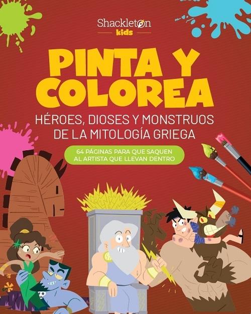 Héroes, dioses y monstruos de la mitología griega "Pinta y colorea"