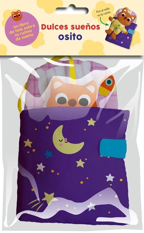 Dulces sueños. Osito "(Libro de tela con peluche)"
