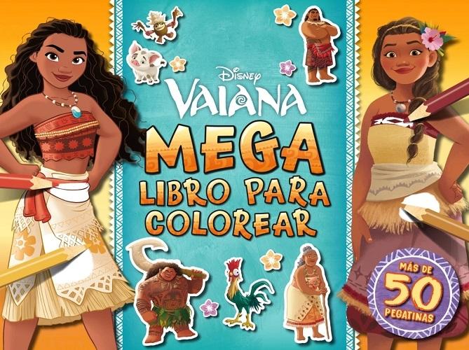 Vaiana. Mega libro para colorear