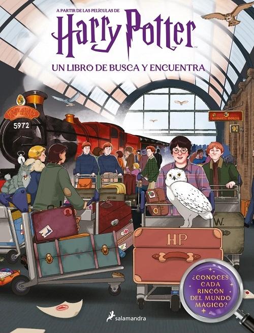 Harry Potter. Un libro de busca y encuentra "¿Conoces cada rincón del mundo mágico?"