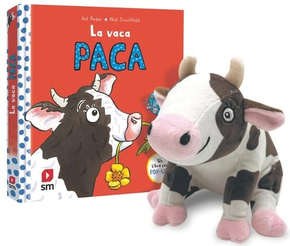 La vaca Paca (Pack Libro + Peluche) "(Un libro con pop-ups)"