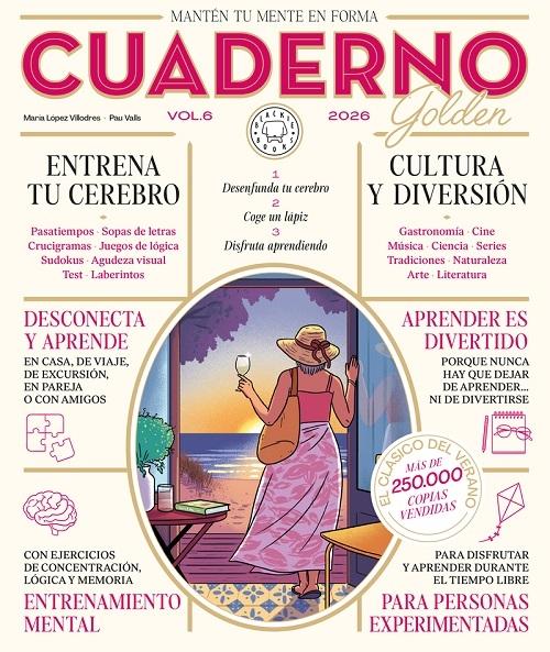 Cuaderno Golden - Vol. 6 (2026) "Mantén tu mente en forma"
