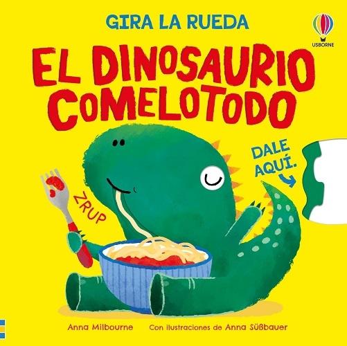 El dinosaurio comelotodo "(Gira la rueda)"