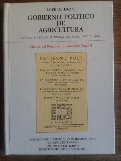 Gobierno político de agricultura