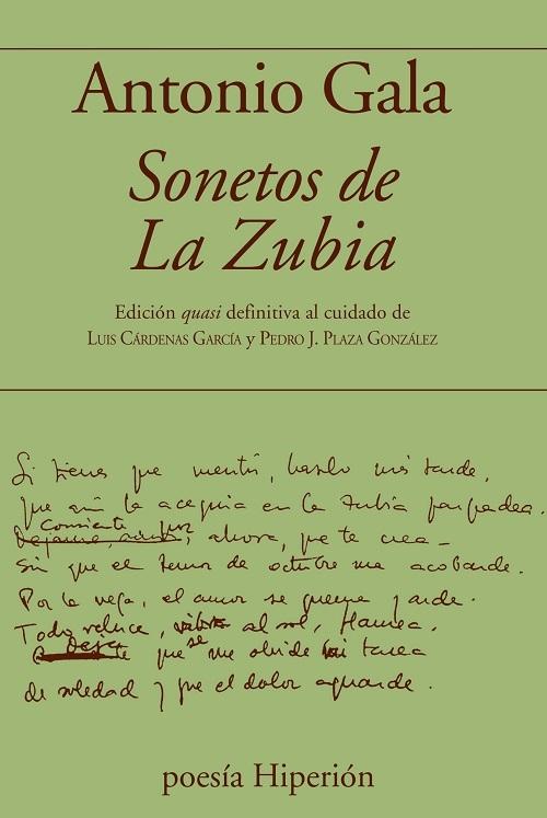Sonetos de La Zubía