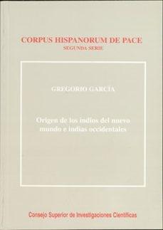 Origen de los indios del Nuevo Mundo e Indias Occidentales