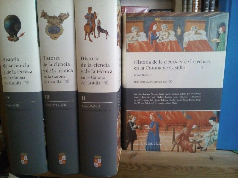 Historia de la Ciencia y de la Técnica en la Corona de Castilla - (4 Vols)