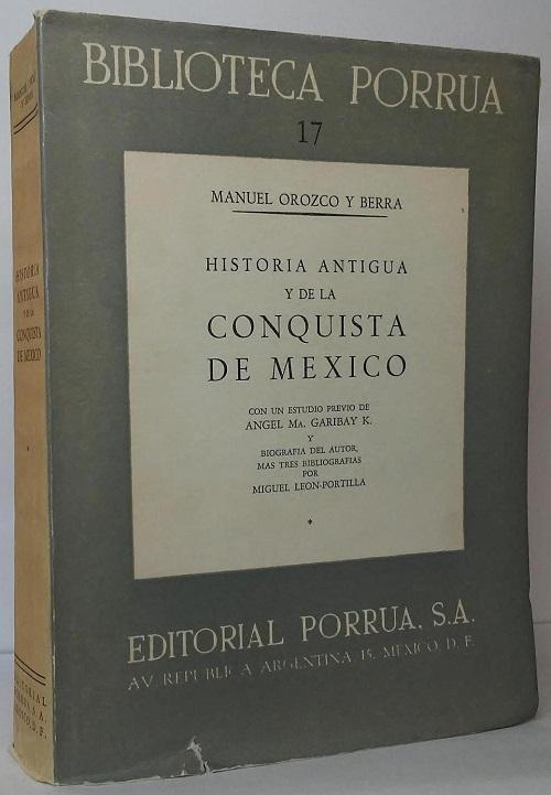 Historia antigua y de la conquista de México (4 Vols.)