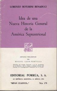Idea de una Nueva Historia General de la América Septentrional