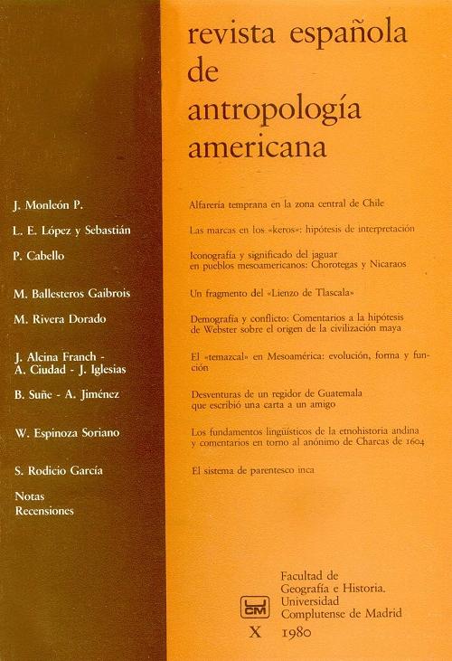 Revista Española de Antropología Americana - X (1980)