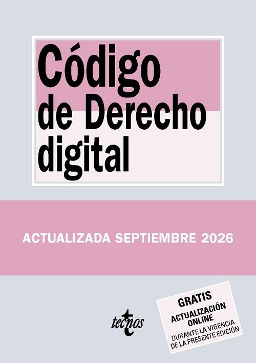 Código de Derecho digital "Actualizado Septiembre 2026"