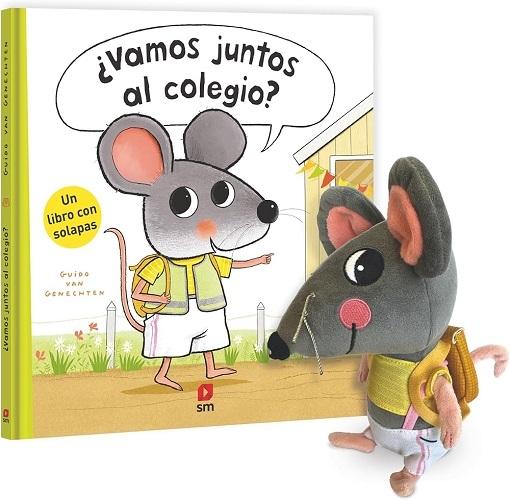 ¿Vamos juntos al colegio (Pack Libro + Peluche) "(Un libro con solapas)"