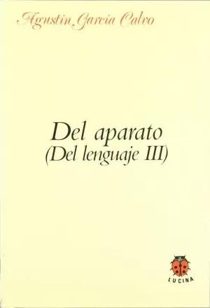 Del aparato "(Del lenguaje - III)"