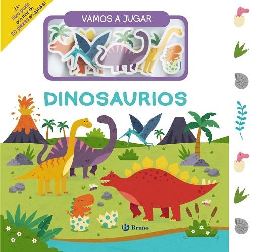 Dinosaurios "Vamos a jugar (¡Un libro puzle con más de 20 piezas encajables!)"