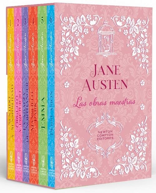 Las obras maestras (Jane Austen) (Estuche 6 Vols.) "Sentido y sensibilidad / Orgullo y prejuicio / La abadía de Northanger / Mansfield Park / Emma /"